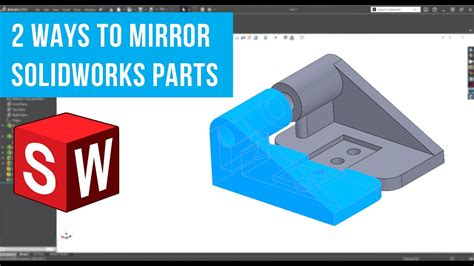 mirror sheet metal part in solidworks|solidworks make mirrored part independent.